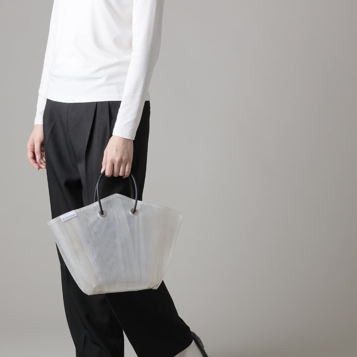 PLASTICITY サステナブル トートバッグ 撥水 雨 防水 ブランド